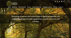 Desktop Screenshot of gardenhistorysociety.org.au